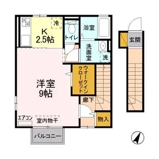 リトルアイランドⅢ【2階】の間取り