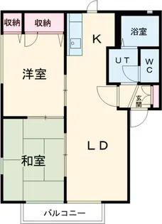 コーポナカミカワ【2階】の間取り