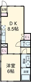 ササキハウス【1階】の間取り