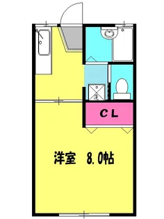 コーポミノシマ【1階】の間取り