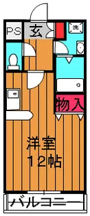 モアルヤタ藤【2階】の間取り