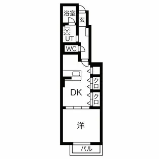 マリナージュ【102号室】の間取り