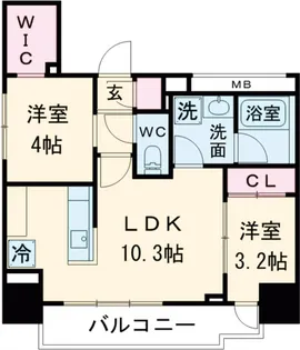 アーバネックス新御徒町【4階】の間取り