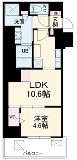 Bel Spazio ISSHA【702号室】の間取り