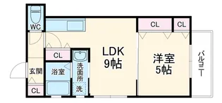 クリエオーレ庄内栄町2【3階】の間取り