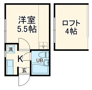 シャトレB【102号室】の間取り