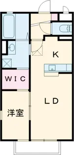 クレイドル上三川B【1階】の間取り