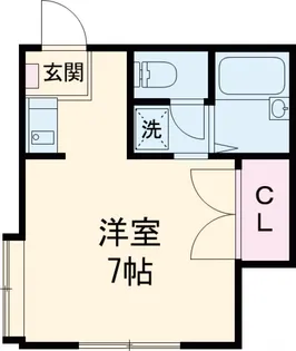 La祖師谷【101号室】の間取り