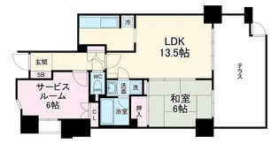 横浜東白楽シティタワー【103号室】の間取り