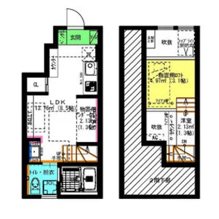 RADIANCE鳴海ステーション【1階】の間取り