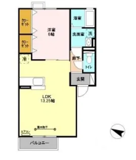 ノクターン【2階】の間取り