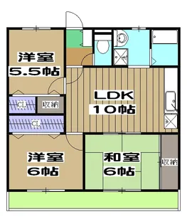 MOグロリーエイト【6階】の間取り