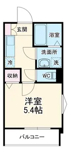メルディア大和田Ⅲ【1階】の間取り