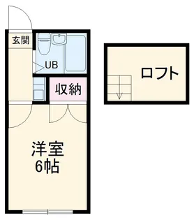 ヴィラ大森【101号室】の間取り