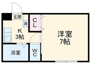 幸和ハイツ【1階】の間取り