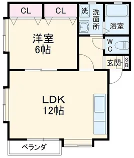 フローラルA【103号室】の間取り