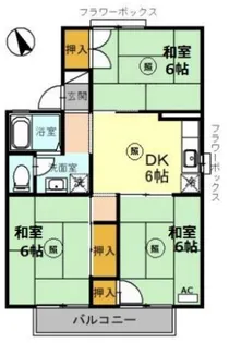 ハイツ井上【201号室】の間取り