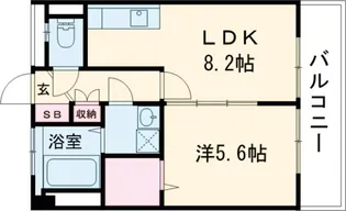 ヴィラけやき【3階】の間取り