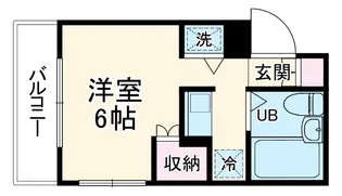 メゾン・ド・アエロスター【1階】の間取り
