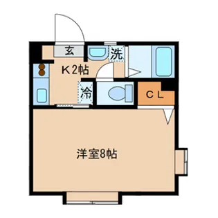 グレイスハイム【1階】の間取り