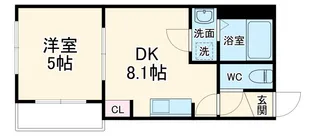 メゾン ド リリィ【1階】の間取り