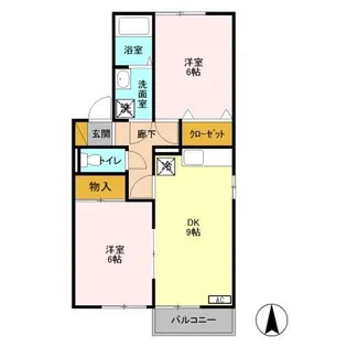 グランアート【2階】の間取り