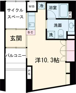 プライムガーデン駒沢大学【3階】の間取り