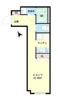Premium Residence Akabane【4階】の間取り