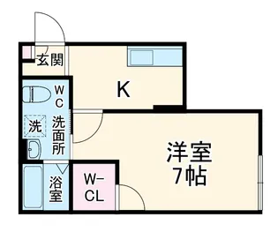 ラフィーナー海老名【1階】の間取り