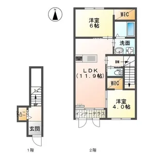 サンガーデン 光【2階】の間取り