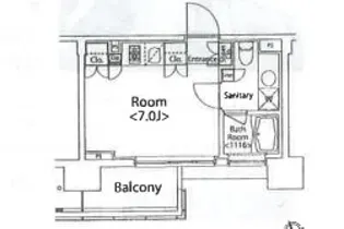 カスタリア戸越【4階】の間取り