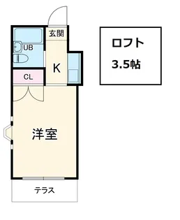岡崎レジデンス【101号室】の間取り