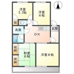 ロイヤルハイム【00301号室】の間取り