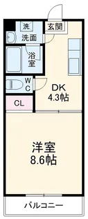 スターラック【1階】の間取り
