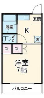 サンライズコーポ【2階】の間取り