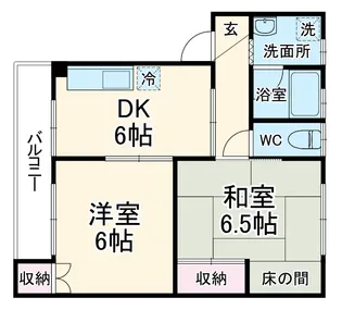第3欣生荘【2階】の間取り