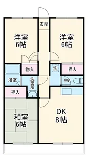 ハートピア3【3階】の間取り