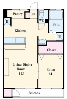 メゾン上村【1階】の間取り