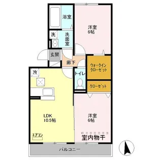 ミストラル【1階】の間取り