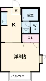 エクセル峰【101号室】の間取り