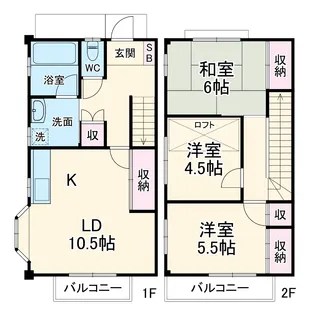 フェアリーズガーデン入西【3-1号室】の間取り
