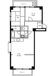 東山レジデンス【2階】の間取り