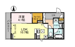 DーNORTH 【1階】の間取り