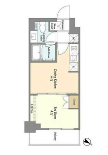 ベルファース駒沢三丁目【2階】の間取り