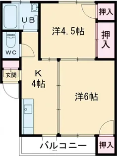 カノープス三軒茶屋【103号室】の間取り