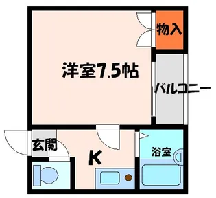 シャルマン大宮【4階】の間取り