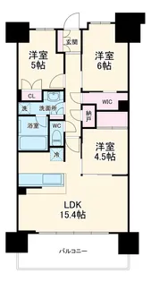 海老名ザ・レジデンス【721号室】の間取り