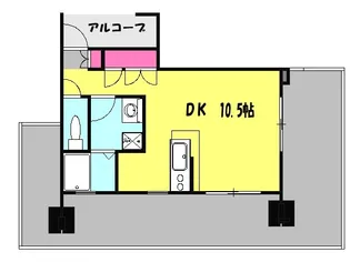 レアージュ小田原本町【205号室】の間取り