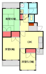 ハイツミチマ【202号室】の間取り