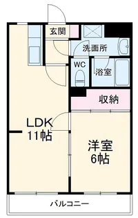 エポック宮前平【1階】の間取り